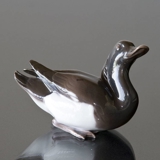 Tufted Duck looking up to the sky, Bing & Grondahl bird figurine No. 1855