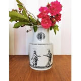 Vase with Scenes from Comedies by The Classic Playwright Terents, Bing & Grondahl No. 1857-5750