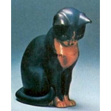 Cat sitting, Bing & grondahl stoneware figurine no. 1876