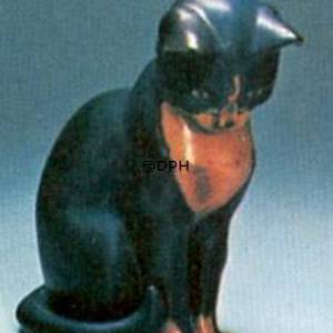 Siddende kat, Bing & Grøndahl stentøjsfigur | Nr. B1876-S | DPH Trading