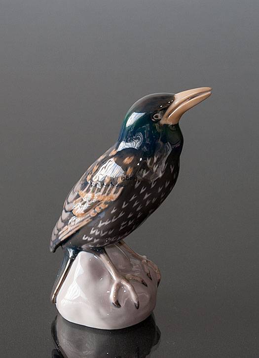 Stær, Bing & Grøndahl fugle figur nr. 1880