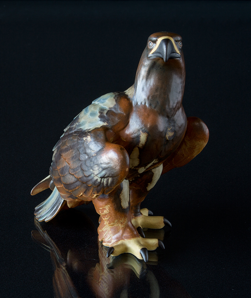 Ørn, Bing & Grøndahl stentøjsfigur af fugl nr. 1925