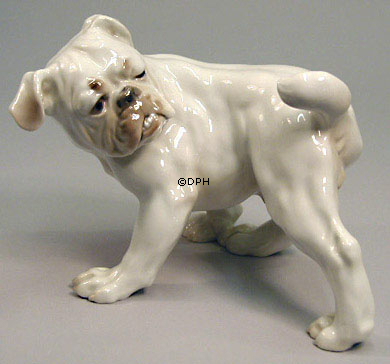 Bulldog, Bing & Grøndahl figur af hund nr. 1992