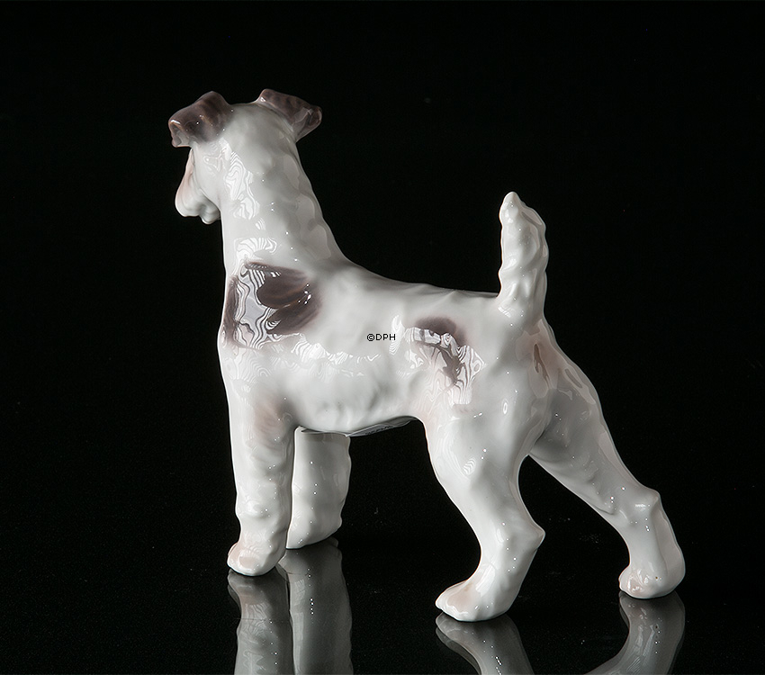 Ruhåret Foxterrier, Bing & Grøndahl hundefigur nr. 1998