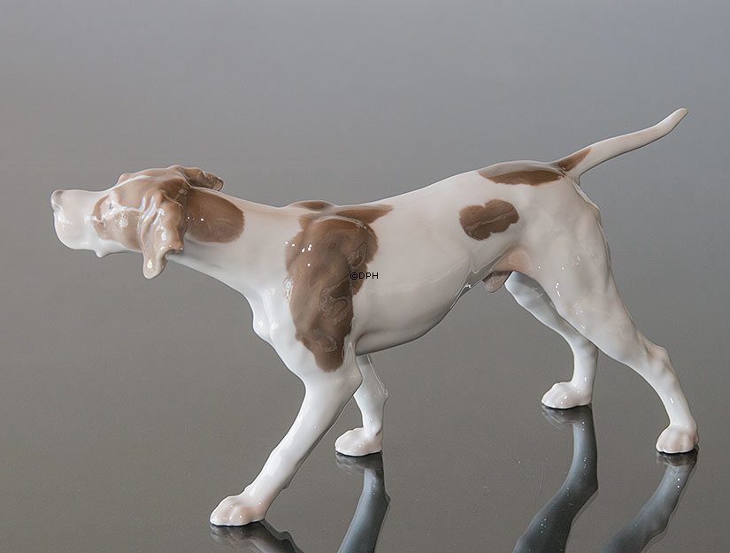 Stående Pointer, Bing & Grøndahl hundefigur nr. 2006