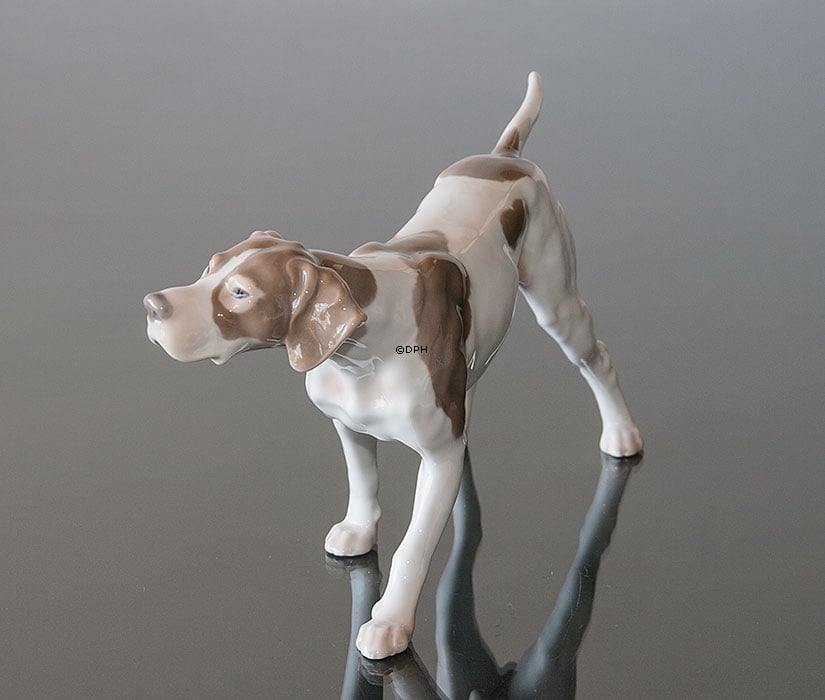 Stående Pointer, Bing & Grøndahl hundefigur nr. 2006