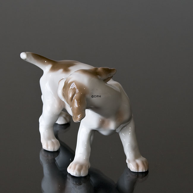 Pointer hundehvalp, Bing & Grøndahl hunde figur nr. 444 eller 2026