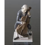 Cellist, Bing & Gröndahl Figur, Mann spielt das Cello Nr. 2032