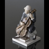 Cellist, Bing & Grondahl figurine, Gentleman Playing Cello No. 2032