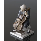 Cellist, Bing & Grondahl figurine, Gentleman Playing Cello No. 2032
