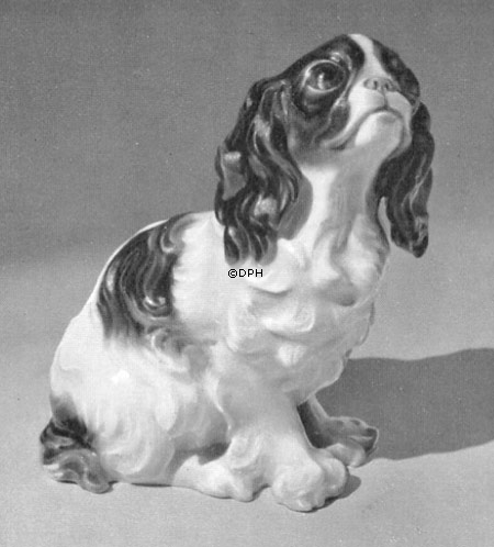 Cavalier King Charles Spaniel, Bing & Grøndahl hundefigur nr. 2035