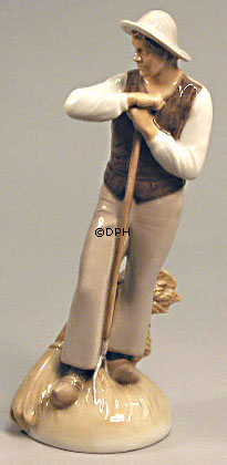 Mand med fork, Bing & Grøndahl figur nr. 2049