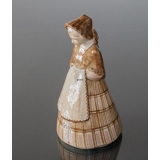 Lady in national costume, Bing & Grondahl ceramic figurine no. 205