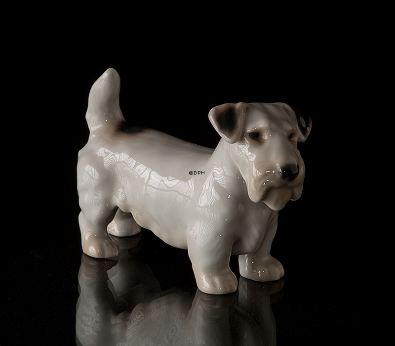 Sealyham Terrier, Bing & Grøndahl hunde figur nr. 2071