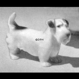 Stående Sealyham Terrier, Bing & Grøndahl hunde figur nr. 2085