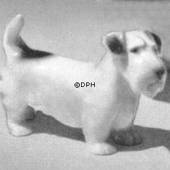 Stående Sealyham Terrier, Bing & Grøndahl hunde figur