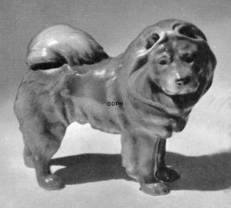 Chow Chow, Bing & Grøndahl hundefigur nr. 2090