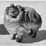 Pomeranier, Bing & Grøndahl hunde figur nr. 2092