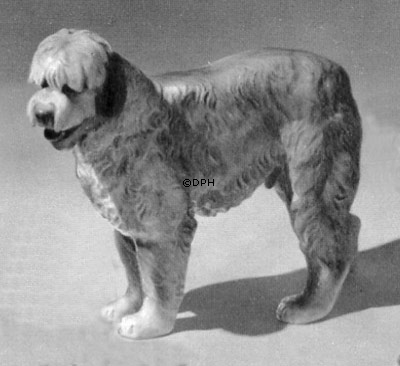 Old English Sheepdog, Bing & Grøndahl hunde figur nr. 2116