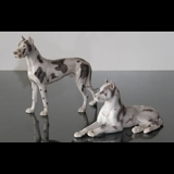 Great Dane, Standing, Bing & Grondahl dog figurine no. 2124