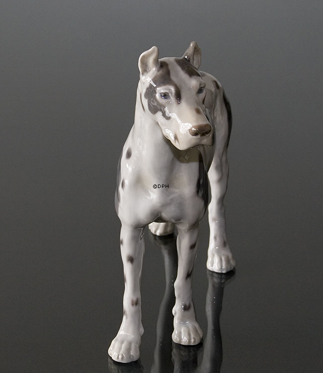 Stående Grand Danois, Bing & Grøndahl hundefigur nr. 2124