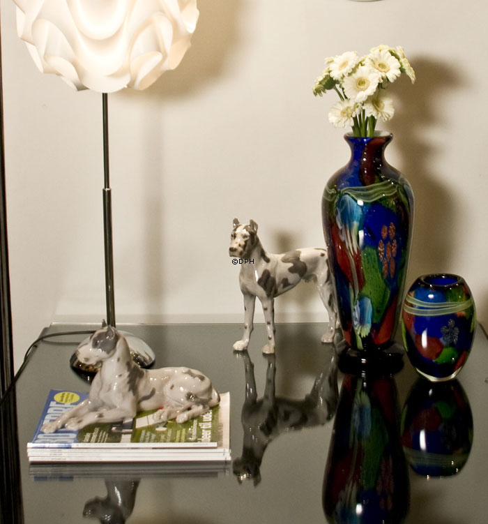 Stående Grand Danois, Bing & Grøndahl hundefigur nr. 2124