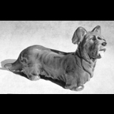Skye Terrier, Standing, 25,5cm. Bing & Grondahl dog figurine no. 2130