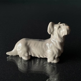 Skye Terrier, stehend, 11cm, Bing & Gröndahl Hundefigur Nr. 2137