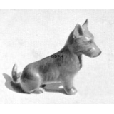 Siddende Skotsk Terrier, Bing & Grøndahl hundefigur nr. 2170