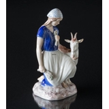 Pige med gedebuk, Bing & Grøndahl figur nr. 2180