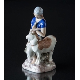 Pige med gedebuk, Bing & Grøndahl figur nr. 2180