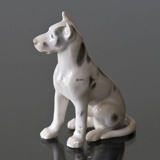 Great Dane sitting looking foreward Bing & Grondahl dog figurine No. 2189