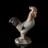 Rooster standing proudly, Bing & Grondahl bird figurine No. 2192