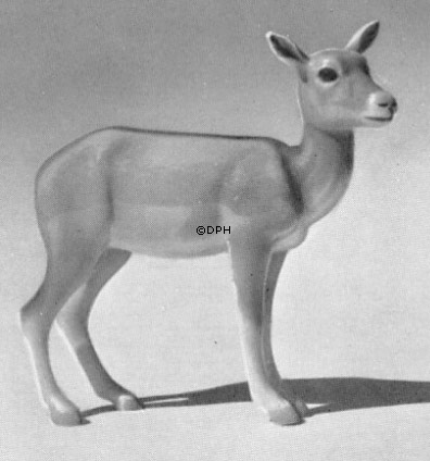 Stående hjort, Bing & Grøndahl figur nr. 2211