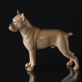 German Boxer standing at attention, Bing & Grondahl dog figurine No. 2212