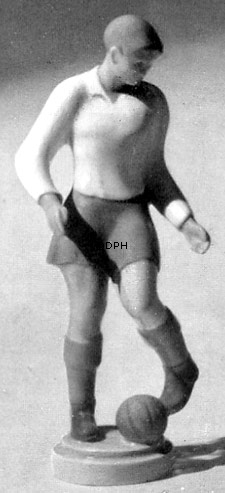 Fodboldspiller, Bing & Grøndahl figur nr. 2222