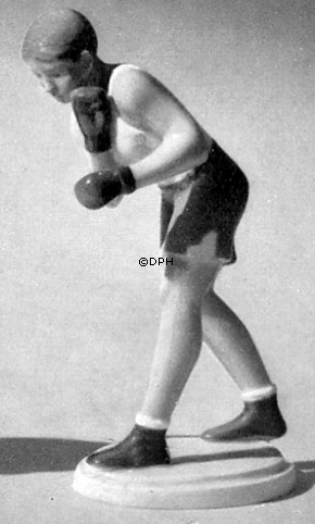 Bokser, Bing & Grøndahl figur nr. 2227