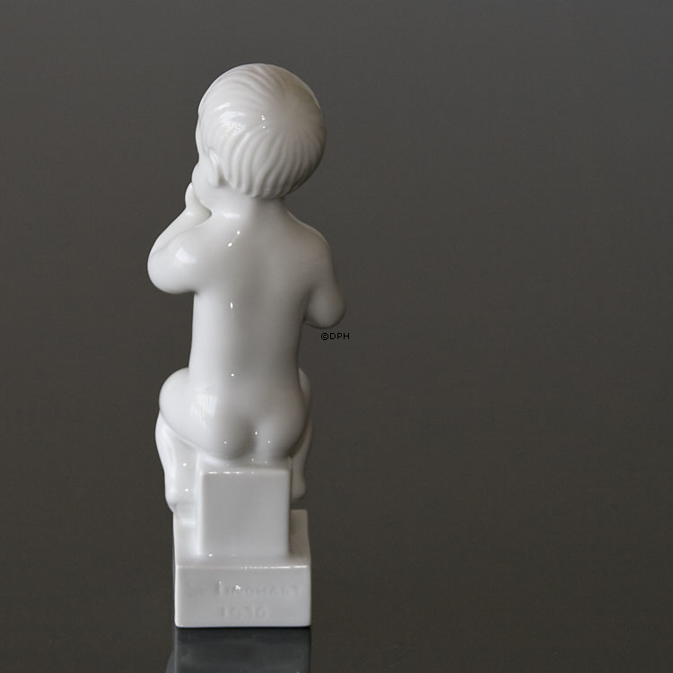 Adam, hvid Bing & Grøndahl børnefigur nr. 463 eller 2231