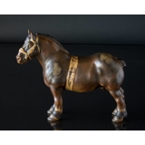 Belgian stallion, Bing & grondahl stoneware horse figurine no. 2234