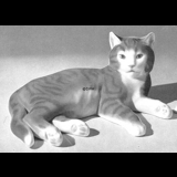 Liggende kat, Bing & Grøndahl kattefigur nr. 2236