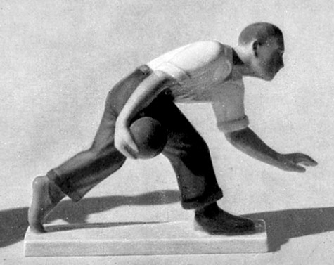 Bowling spiller, Bing & Grøndahl figur nr. 2238