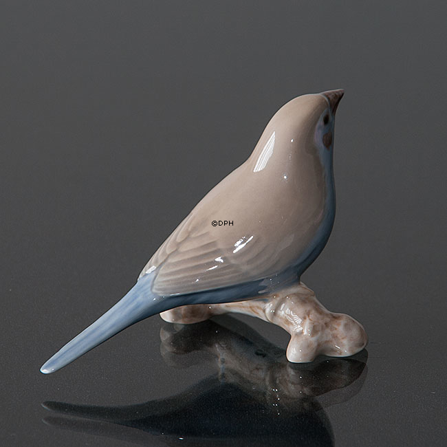 Rødkælk på gren, Bing & Grøndahl figur af fugl nr. 2242