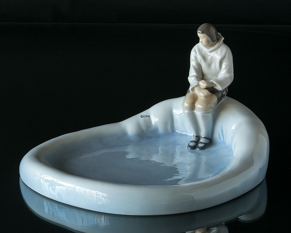 Grønlænder på fad Bing & Grøndahl nr. 2253