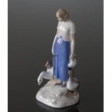 Girl with Geese, Bing & Grondahl figurine No. 2254