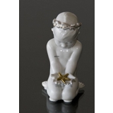 Seaboy with Starfish, Bing & grondahl gold decorated figurine no. 2265