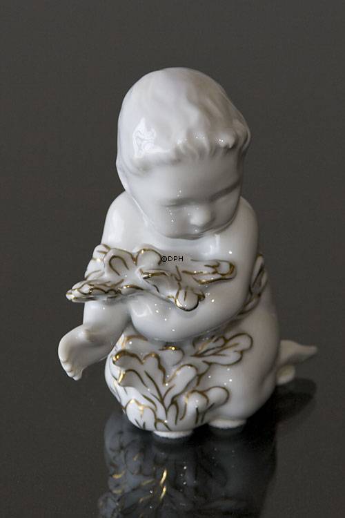 Havdreng med Blæretang, dekoreret med guld, Bing & Grøndahl figur nr. 2266