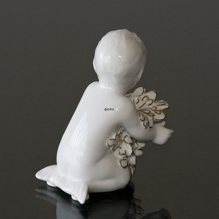 Havdreng med Blæretang, dekoreret med guld, Bing & Grøndahl figur nr. 2266