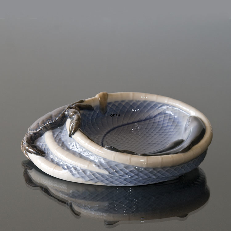 Skål med Ruse og Krabbe nr. 2269 porduceret af Bing & Grøndahl