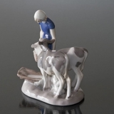 Girl with calves, Bing & Grondahl figurine No. 2270