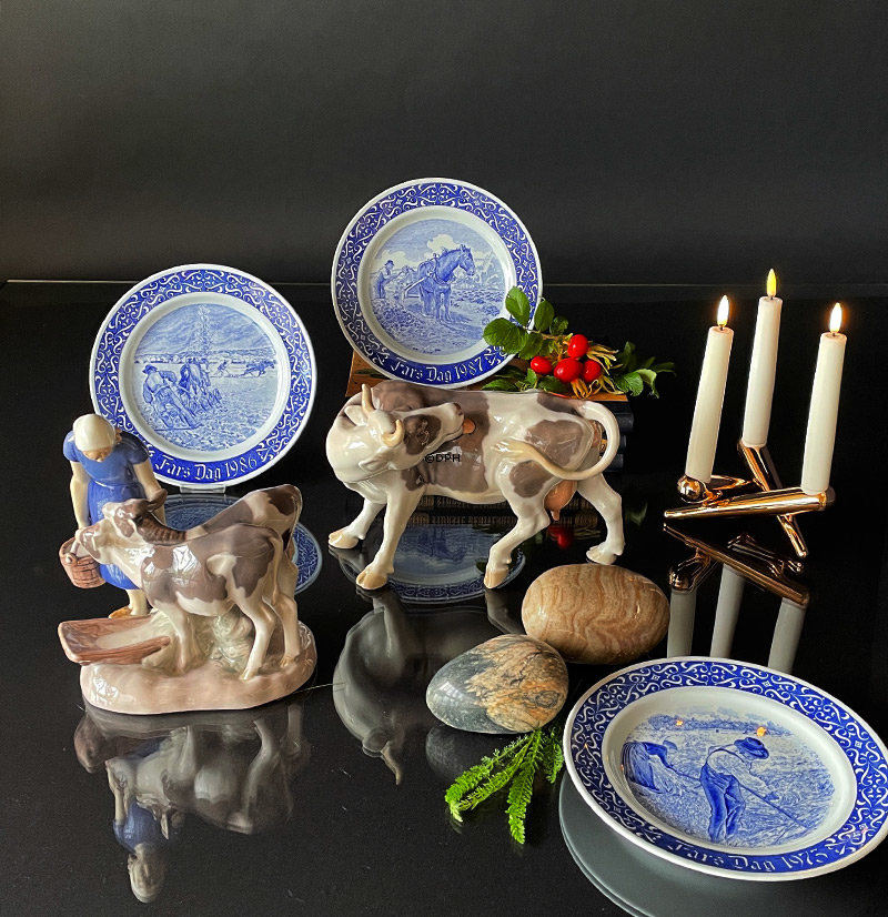 Pige med Kalve, Bing & Grøndahl figur nr. 2270